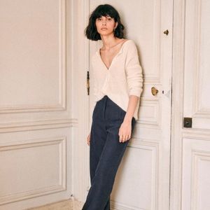 Sezane Off-White Gaspard Jumper